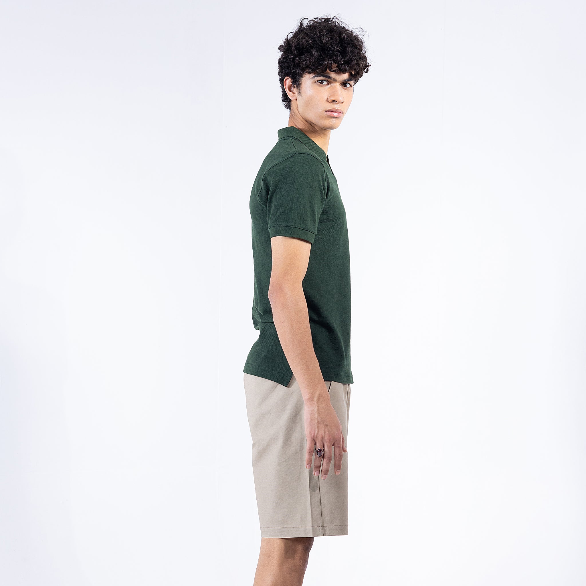 Knit Classic Polo Green