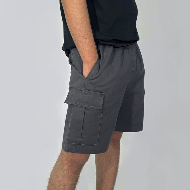 Premium Cargo Shorts Dark Grey