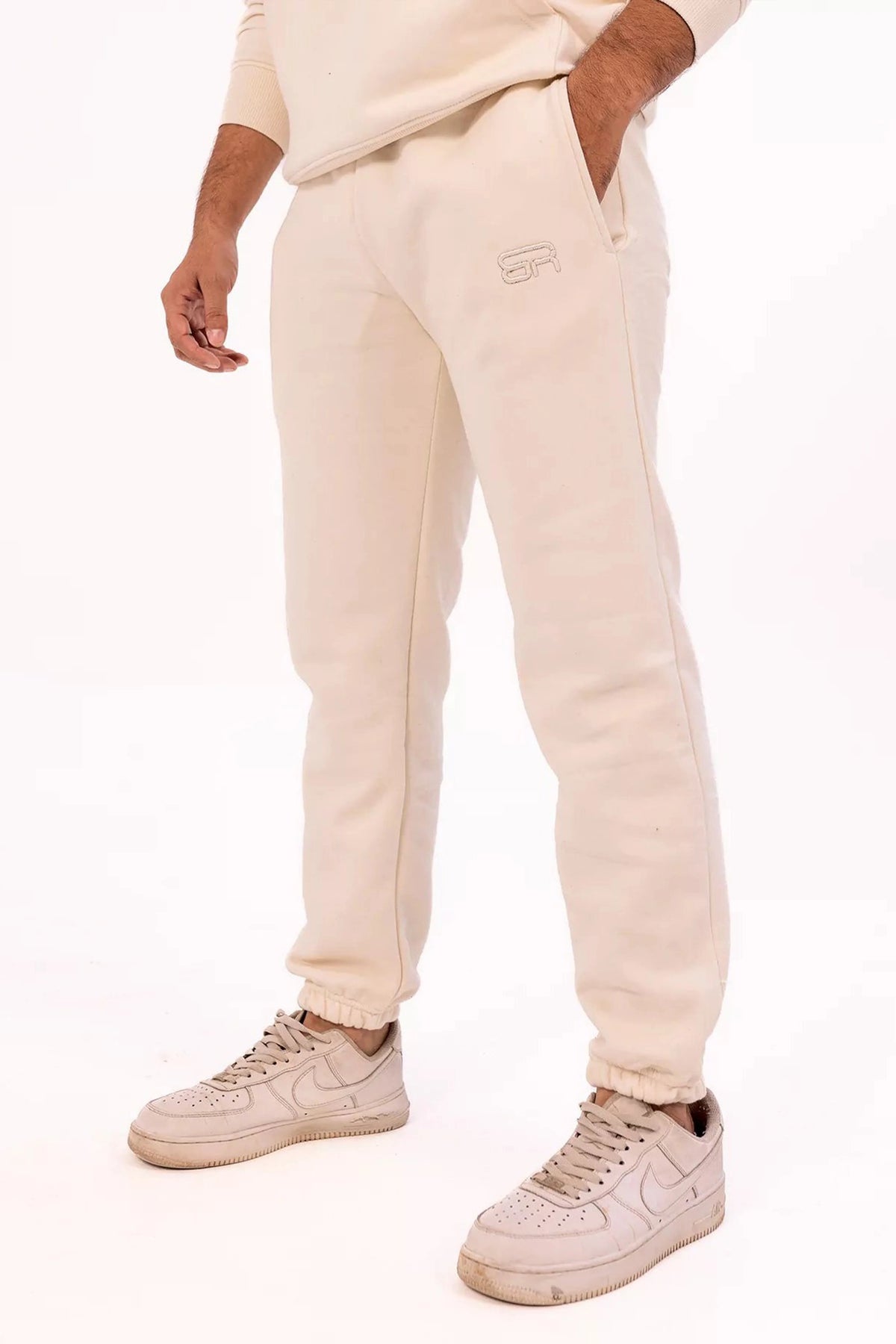 Basic Jogger Pants Cream (Unisex)
