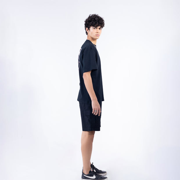 Premium Cargo Shorts Black