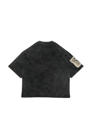 Stonewash Crop Patch Tee