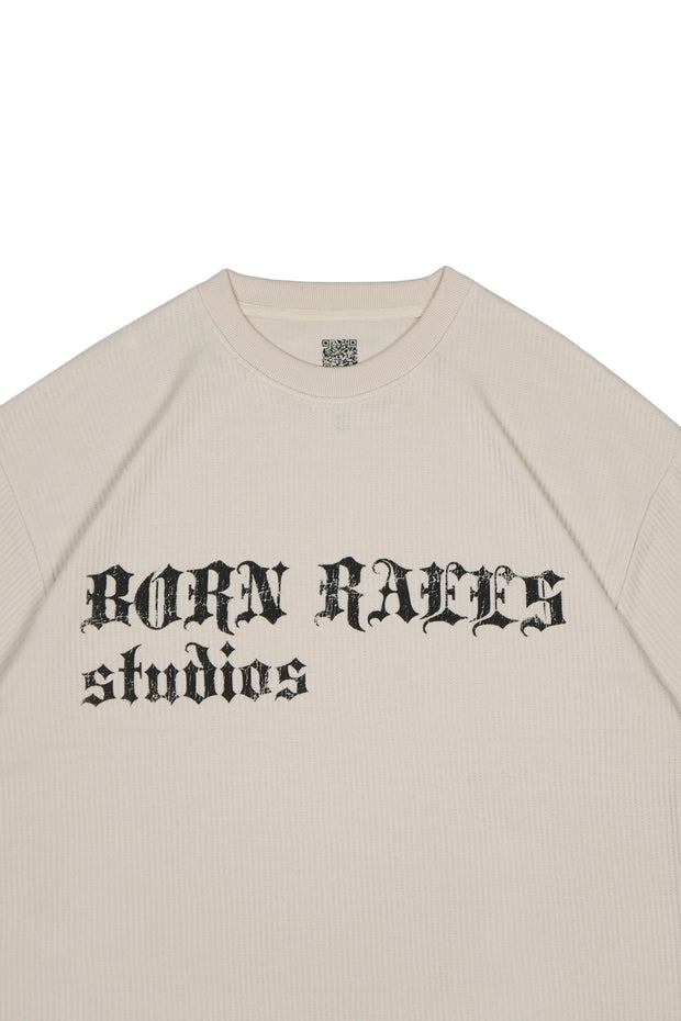 Oatmeal Beige Oversized Tee