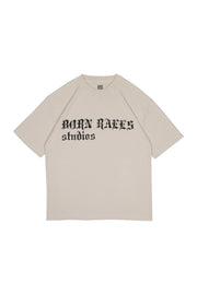 Oatmeal Beige Oversized Tee