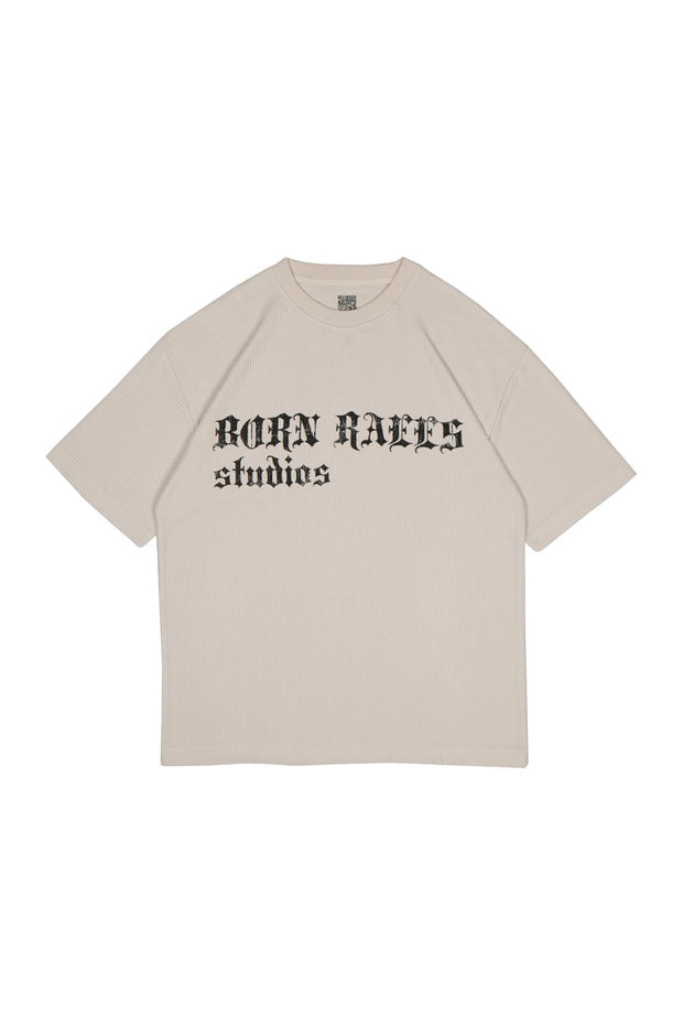 Oatmeal Beige Oversized Tee