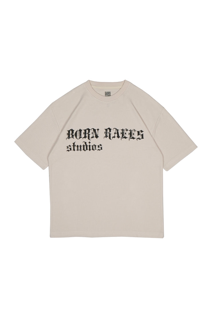 Oatmeal Beige Oversized Tee