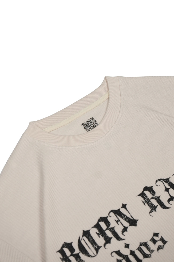 Oatmeal Beige Oversized Tee