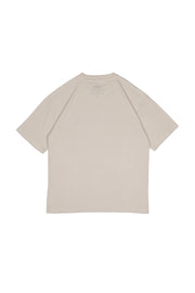 Oatmeal Beige Oversized Tee