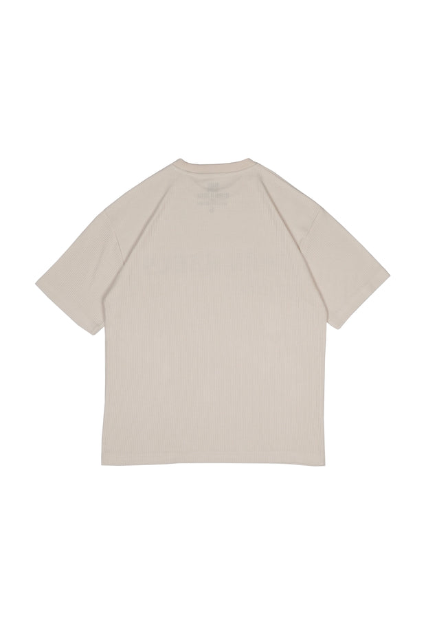 Oatmeal Beige Oversized Tee