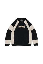 Oversized Dual-Panel Sweatshirt