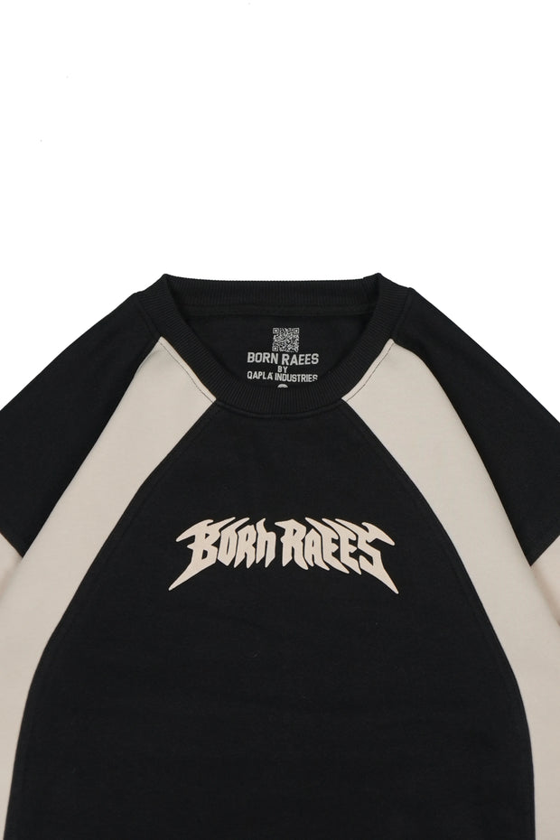 Oversized Dual-Panel Sweatshirt