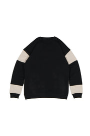 Oversized Dual-Panel Sweatshirt