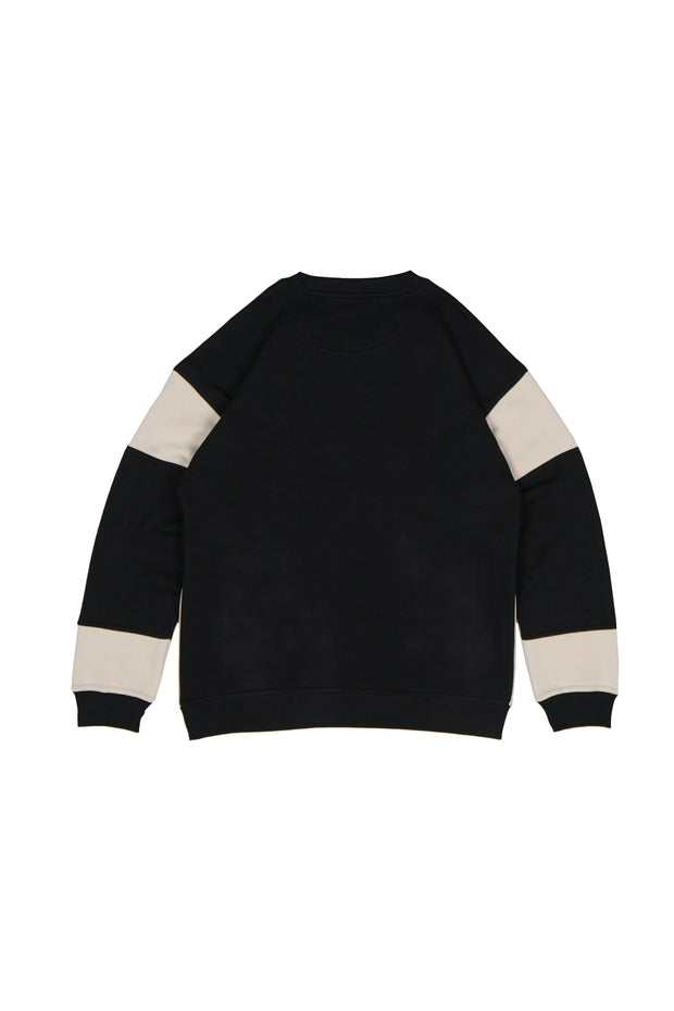 Oversized Dual-Panel Sweatshirt