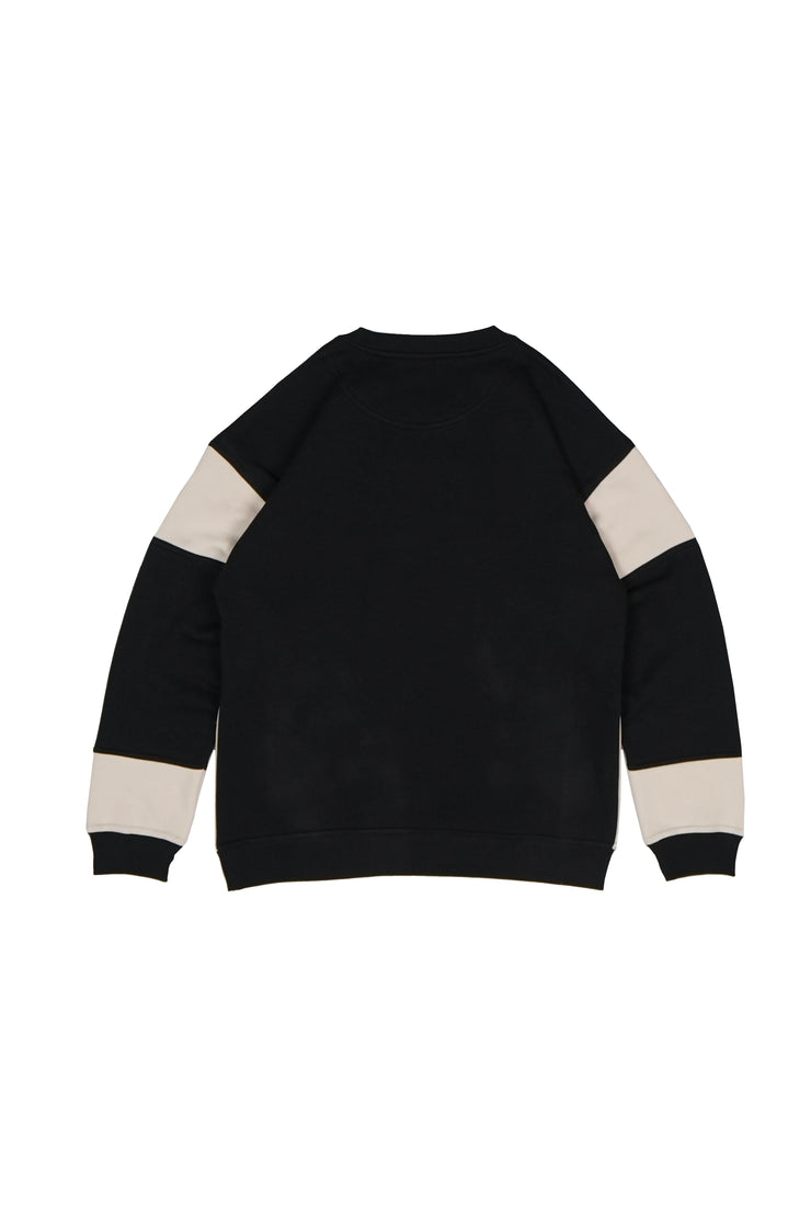 Oversized Dual-Panel Sweatshirt
