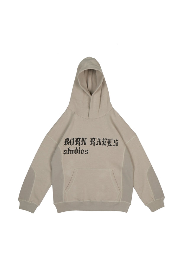 Oversized Thermal Panel Hoodie
