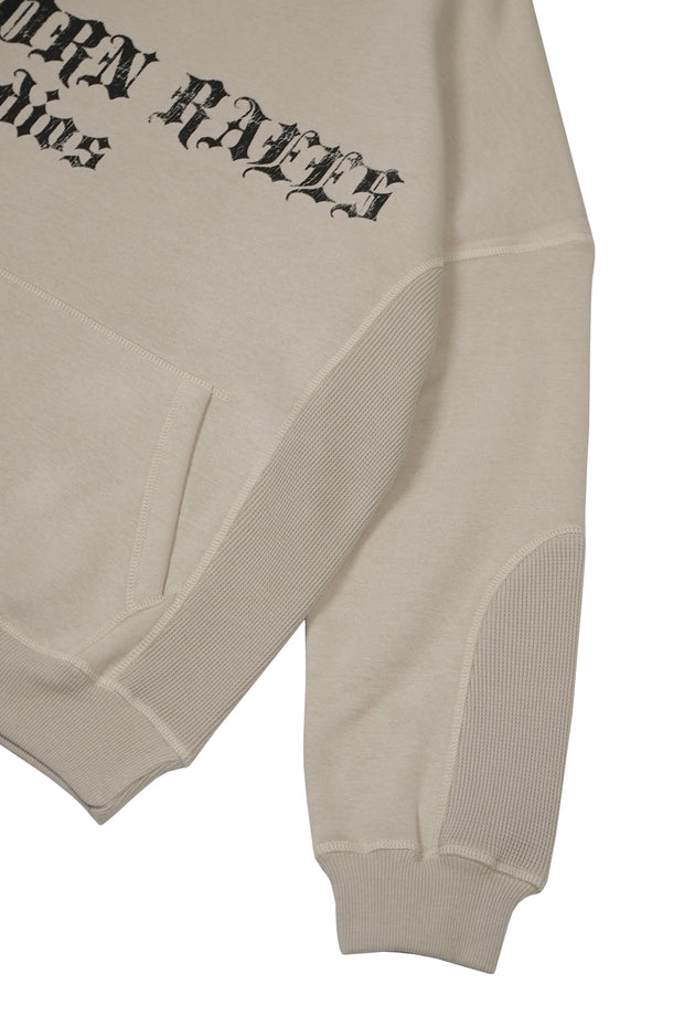 Oversized Thermal Panel Hoodie