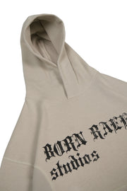 Oversized Thermal Panel Hoodie
