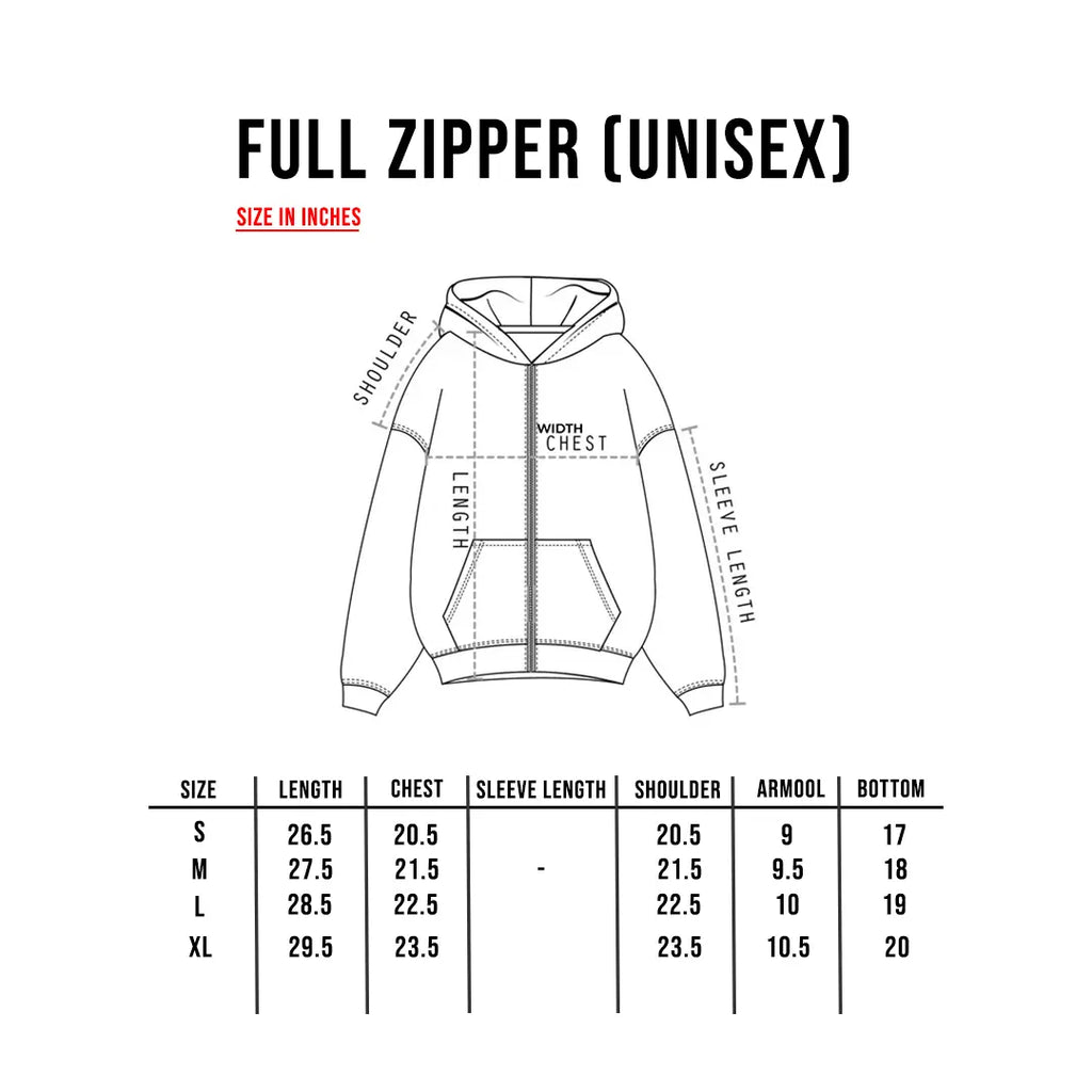 Black Comfort Full Zip