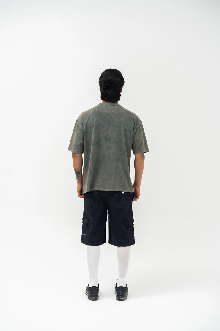 STONEWASH GREEN TEE