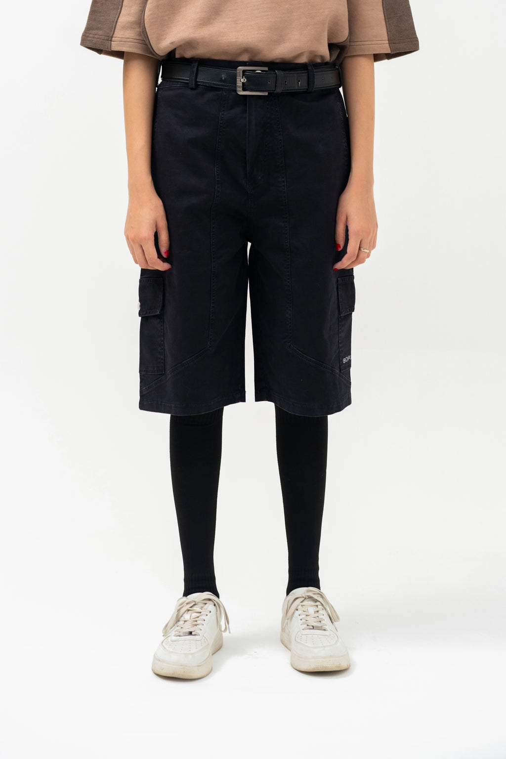 Black Cargo Shorts