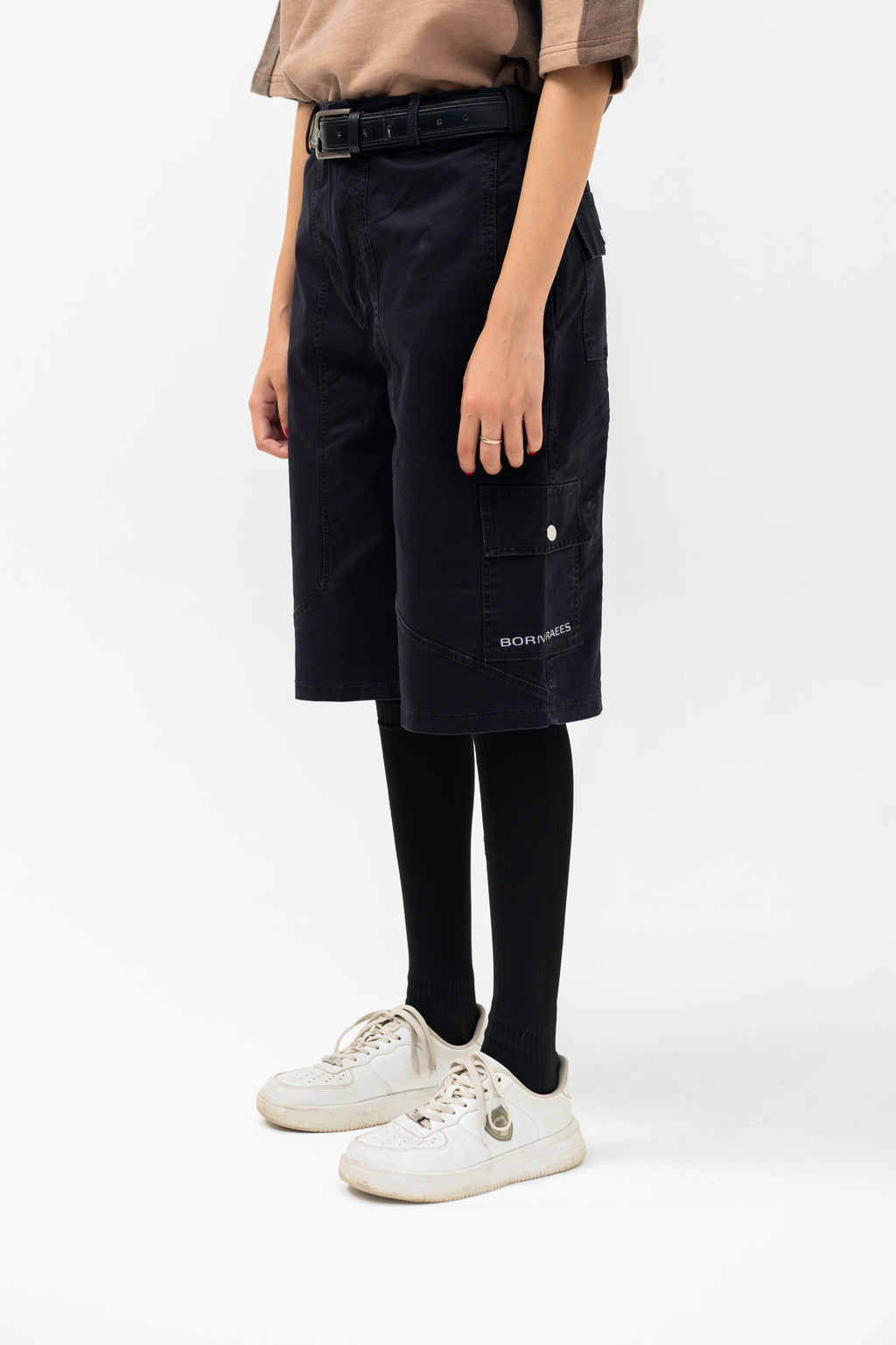 Black Cargo Shorts