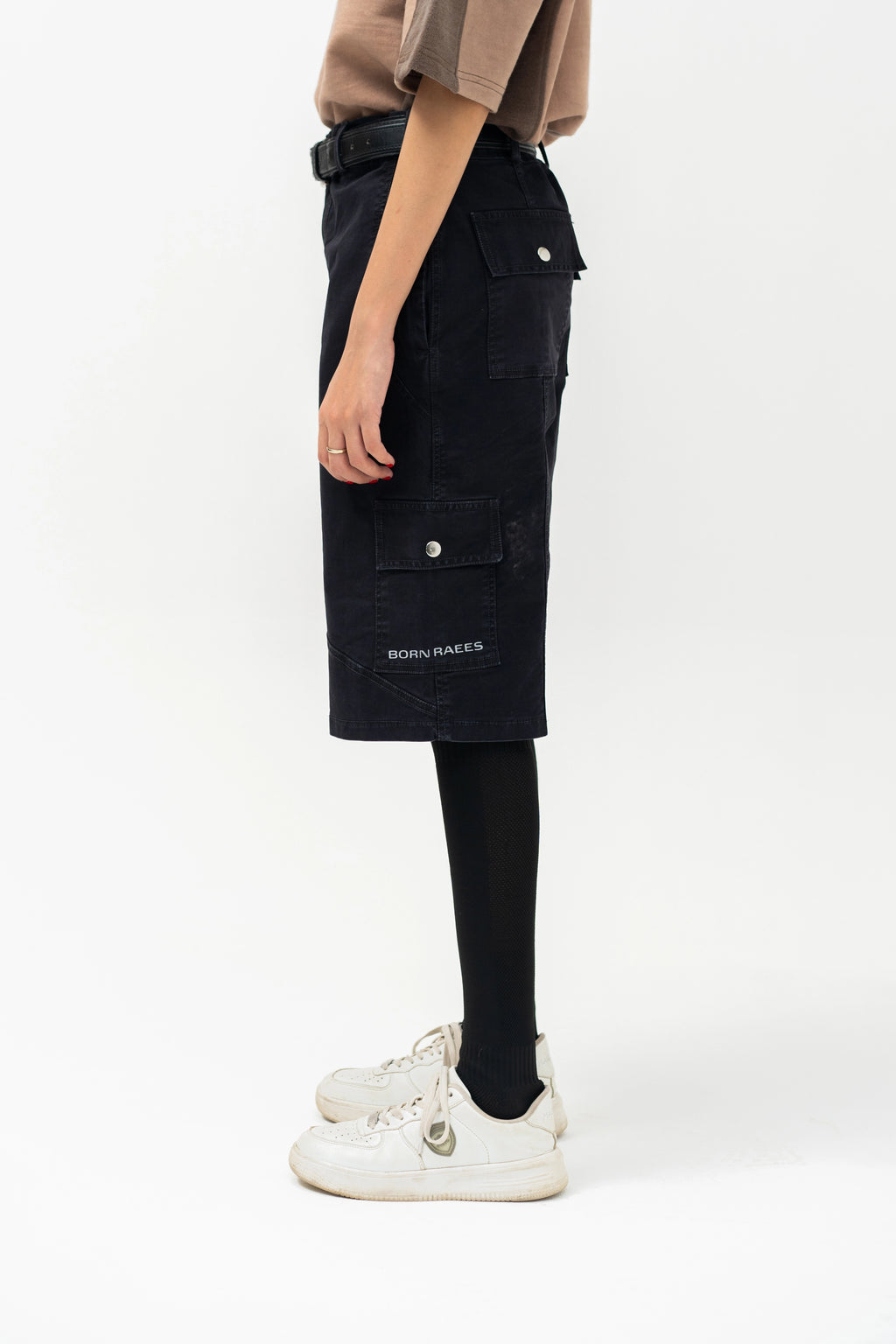 Black Cargo Shorts