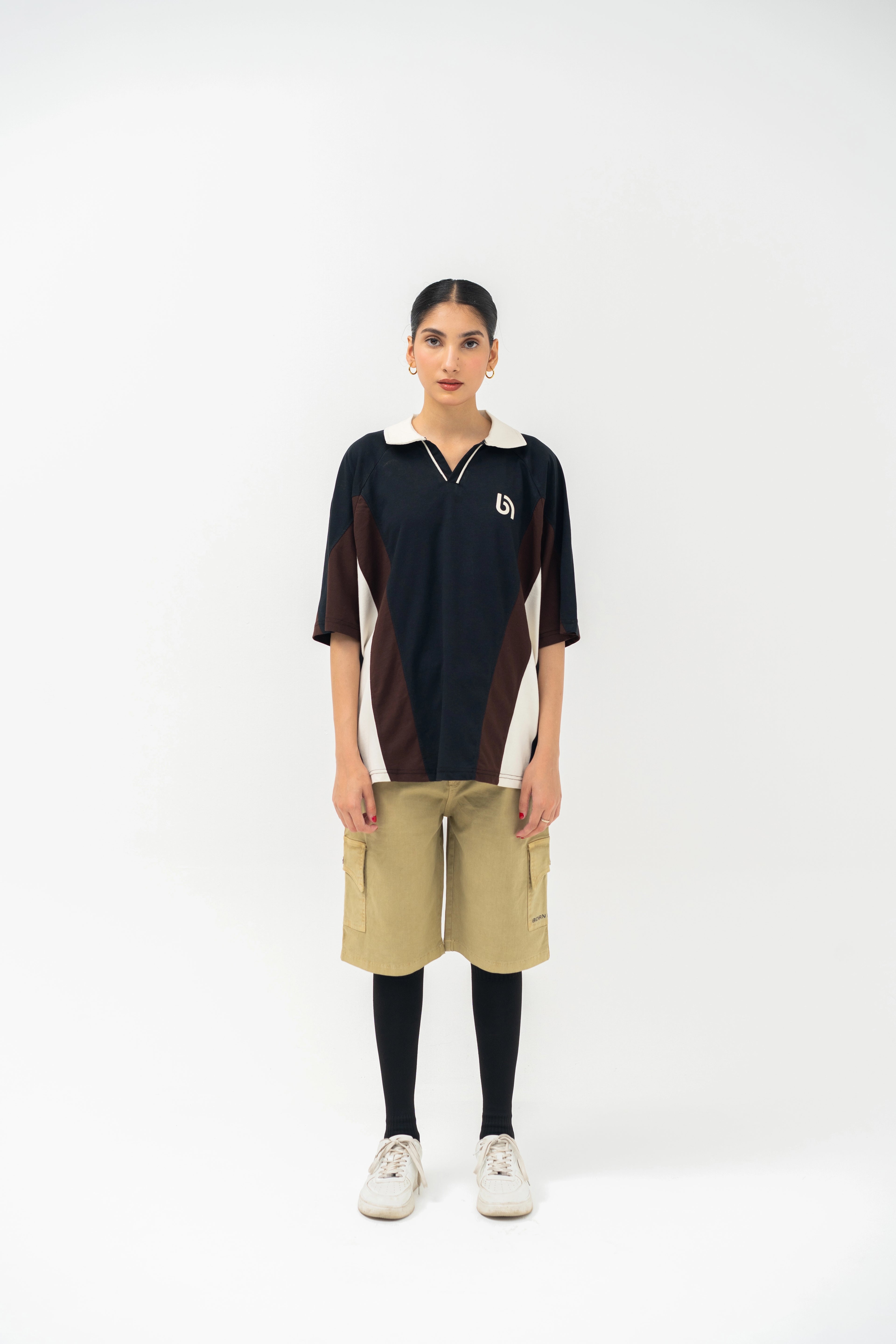 TRI-COLOR CUT & SEW POLO