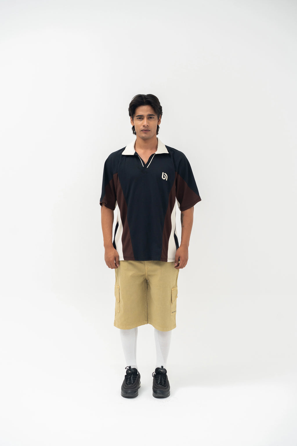 TRI-COLOR CUT & SEW POLO