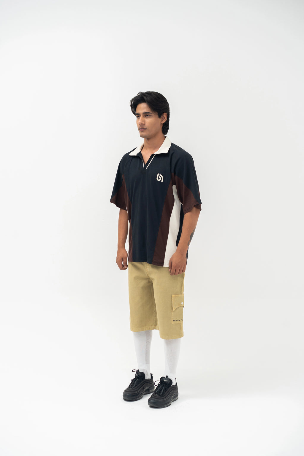 TRI-COLOR CUT & SEW POLO