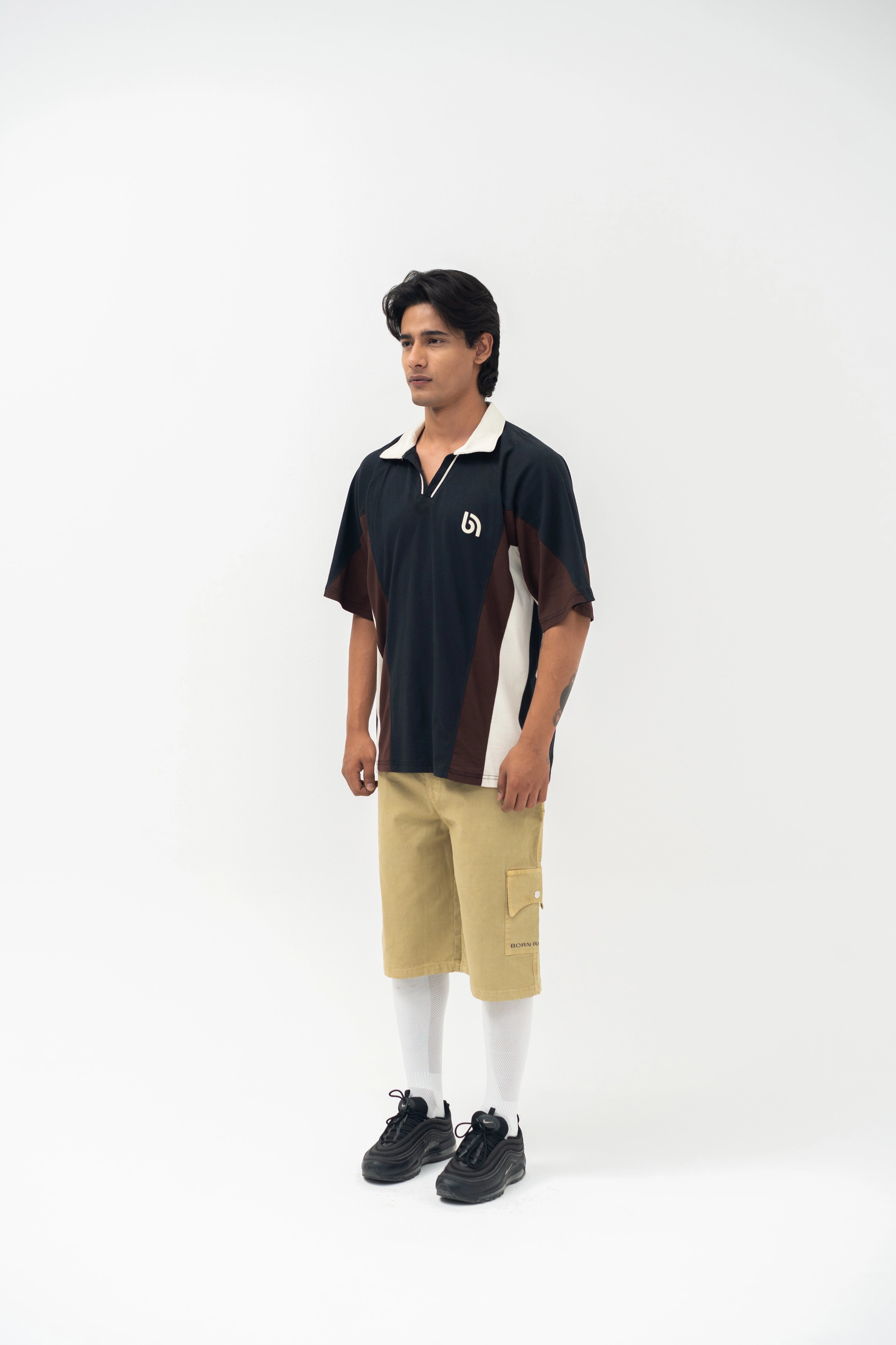 TRI-COLOR CUT & SEW POLO