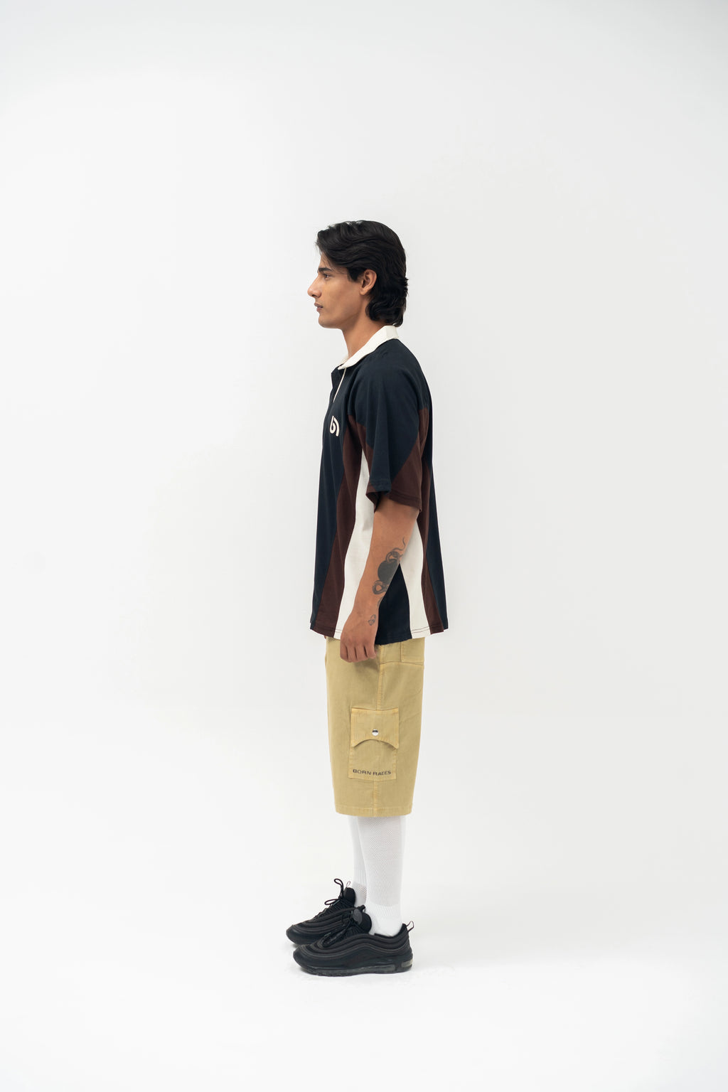 TRI-COLOR CUT & SEW POLO
