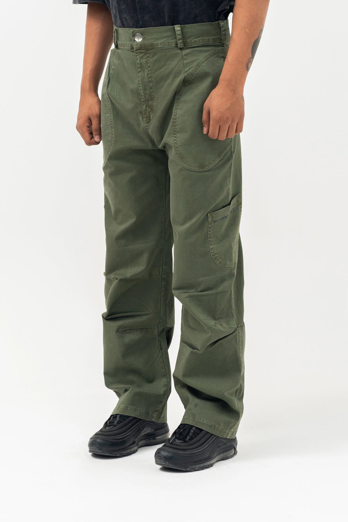 OLIVE CARGO PANT