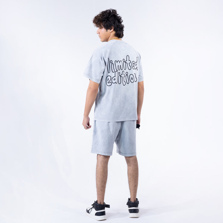 Limited Edition Stone Washed T shirt Grey (Unisex)