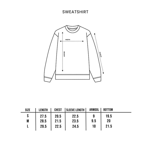 Oversized Dual-Panel Sweatshirt