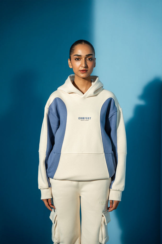 A- Lavender Cream Comfort Hoodie