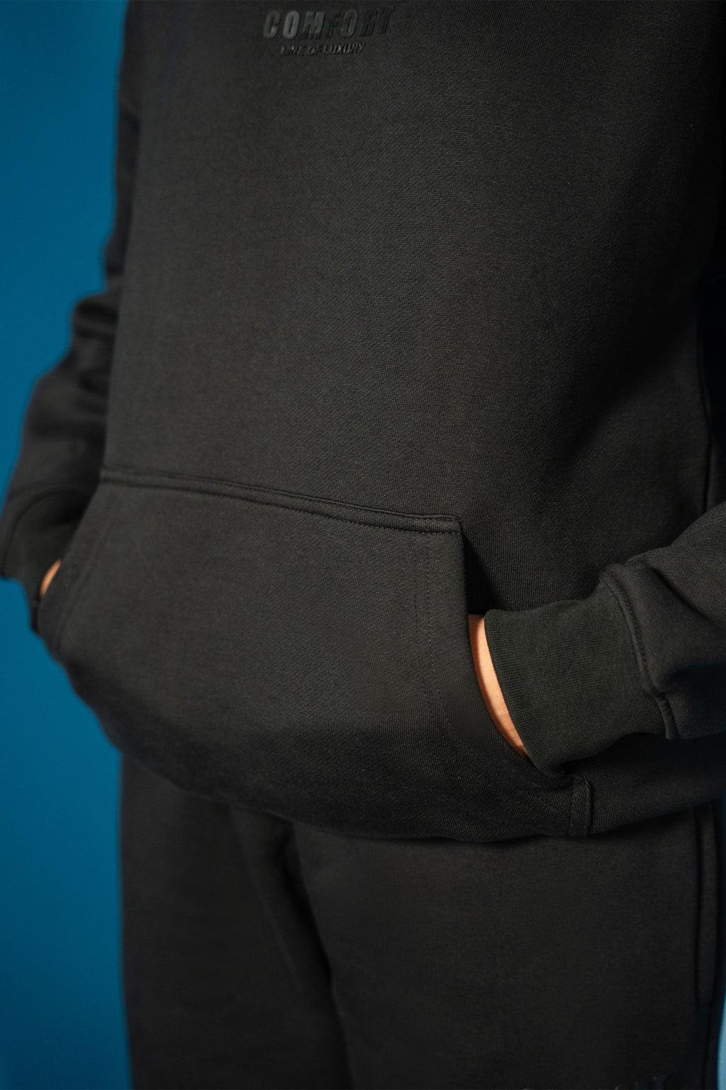 Black Comfort Hoodie