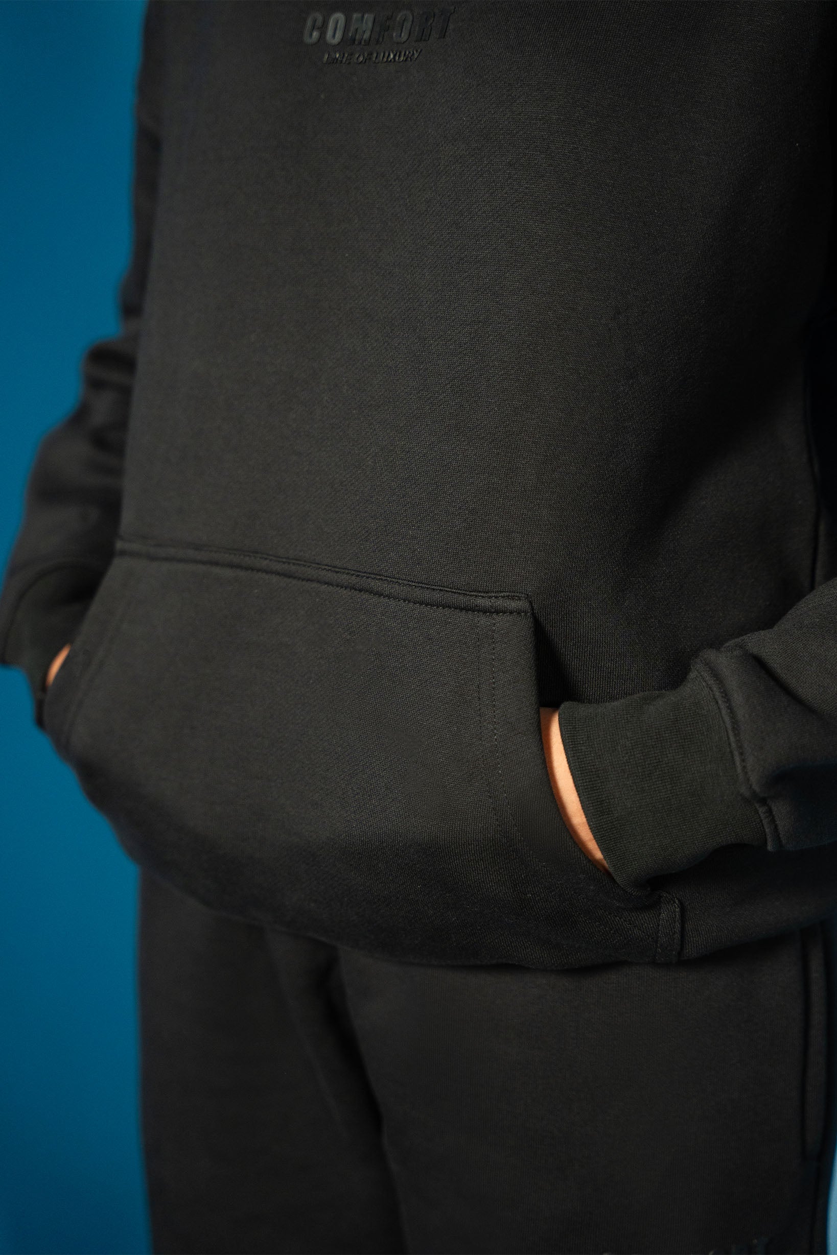 Black Comfort Hoodie