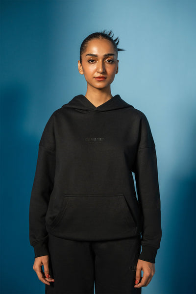 Black Comfort Hoodie