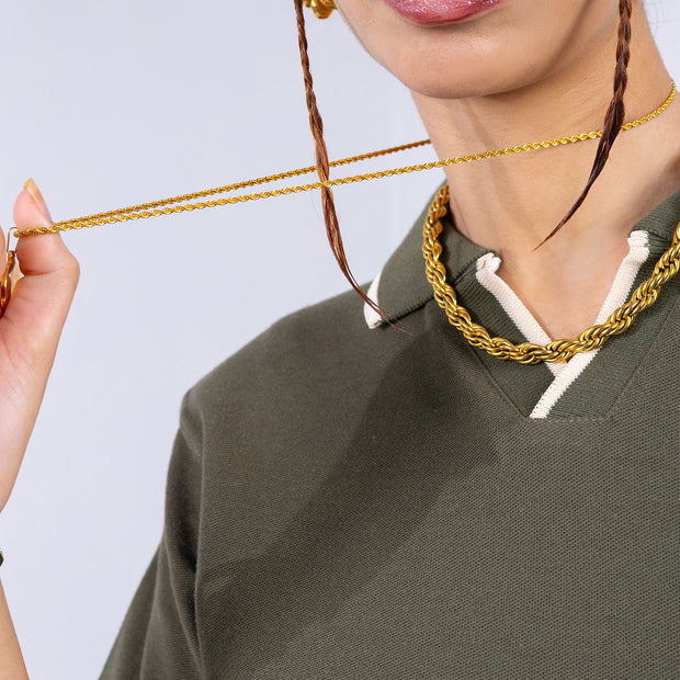 Knit Exclusive White Border Polo Olive
