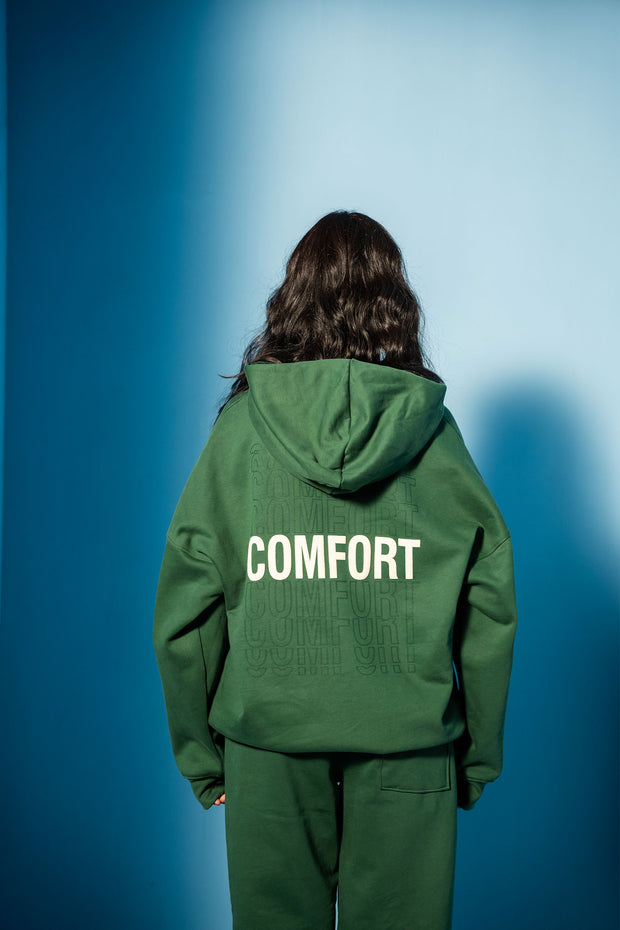 Green Comfort Hoodie
