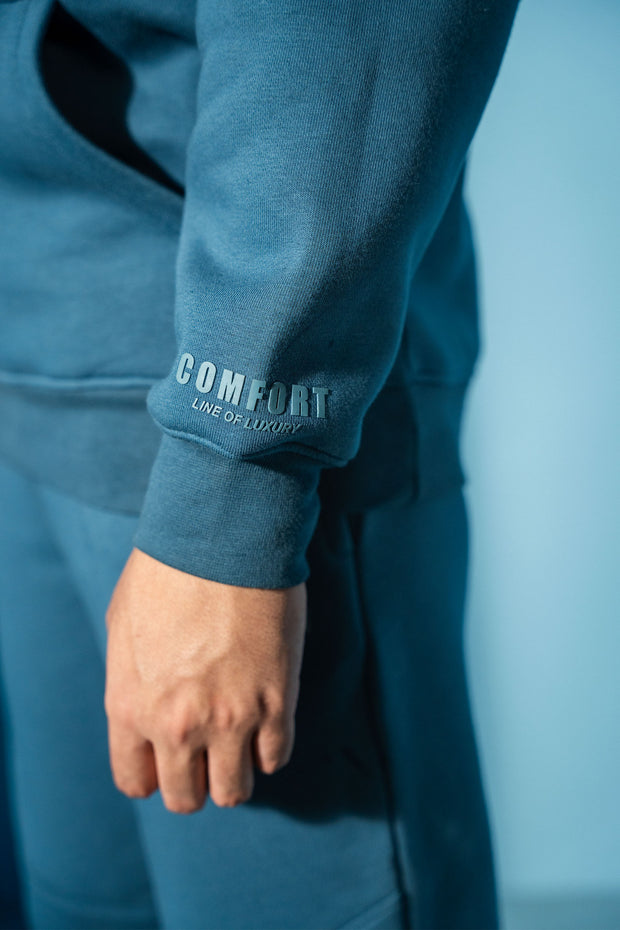 Arctic Blue Comfort Hoodie