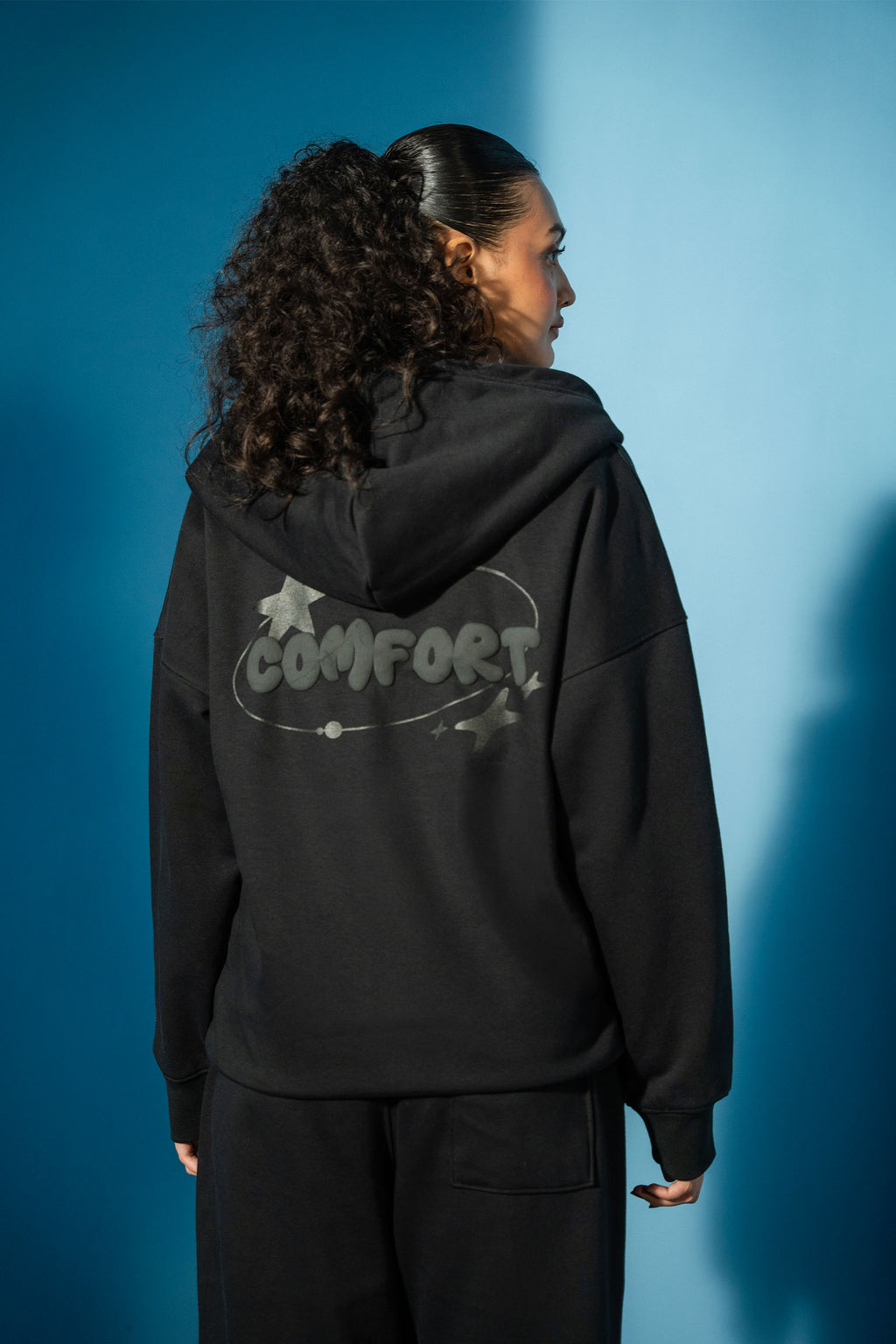 Black Comfort Full Zip