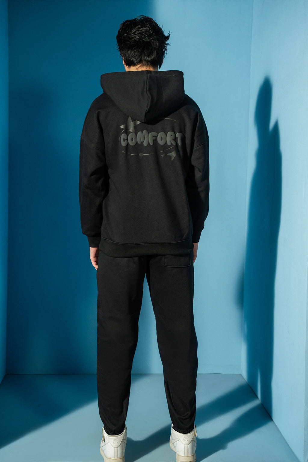 Black Comfort Full Zip