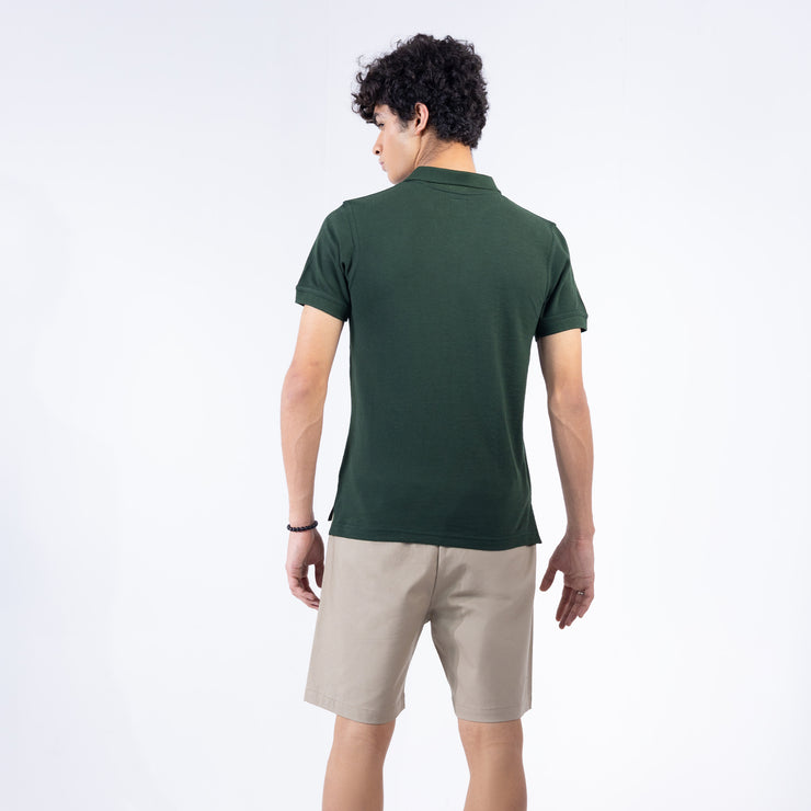 Knit Classic Polo Green