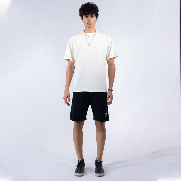 Oversized Puff Print T-shirt Ivory
