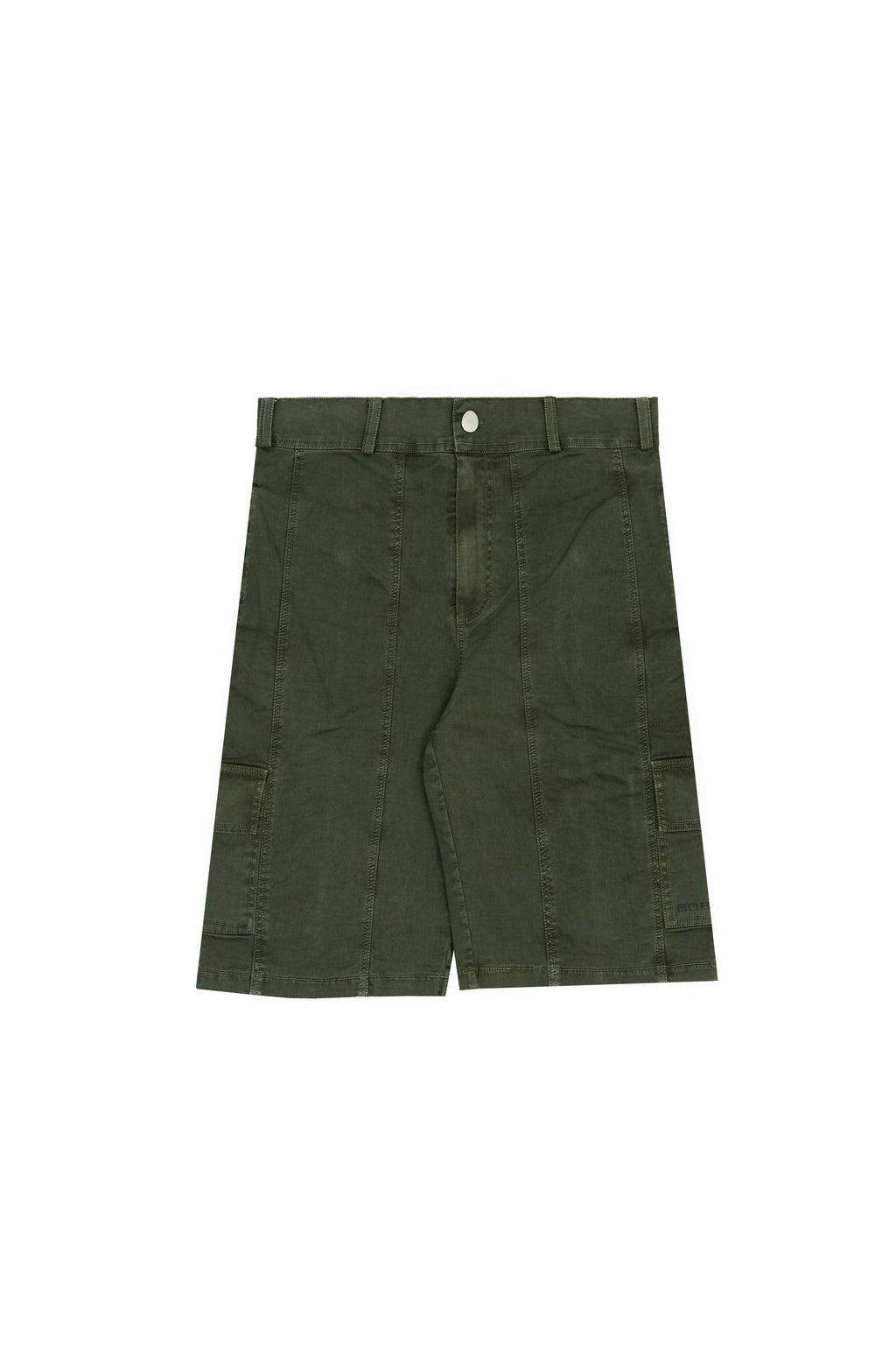 OLIVE CARGO SHORTS