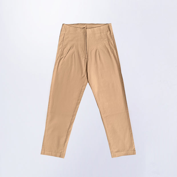 High Waisted Pants Brown