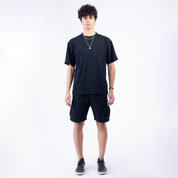 Premium Cargo Shorts Black
