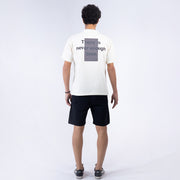 Oversized Puff Print T-shirt Ivory
