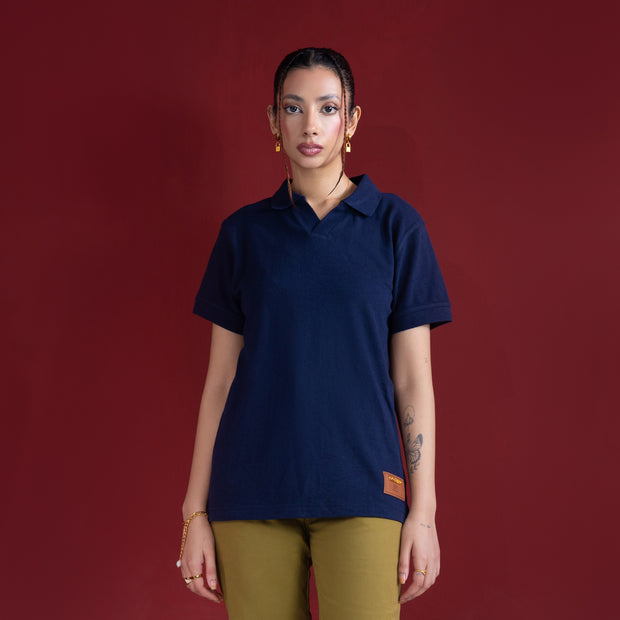Knit Classic Polo Navy