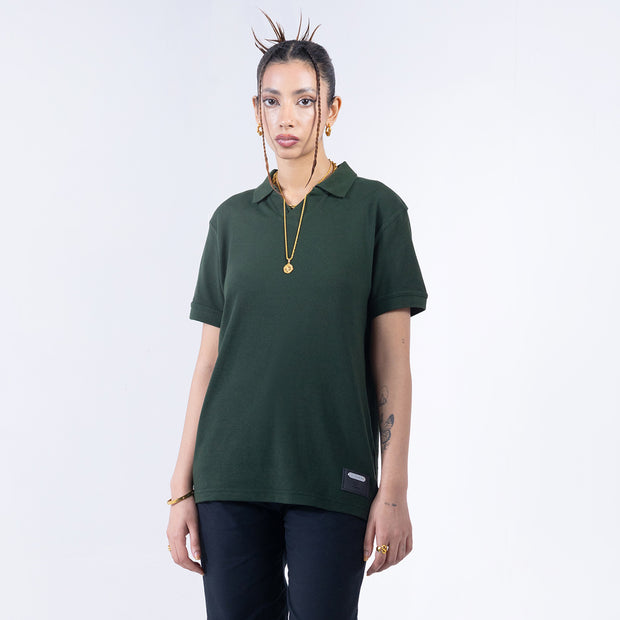 Knit Classic Polo Green